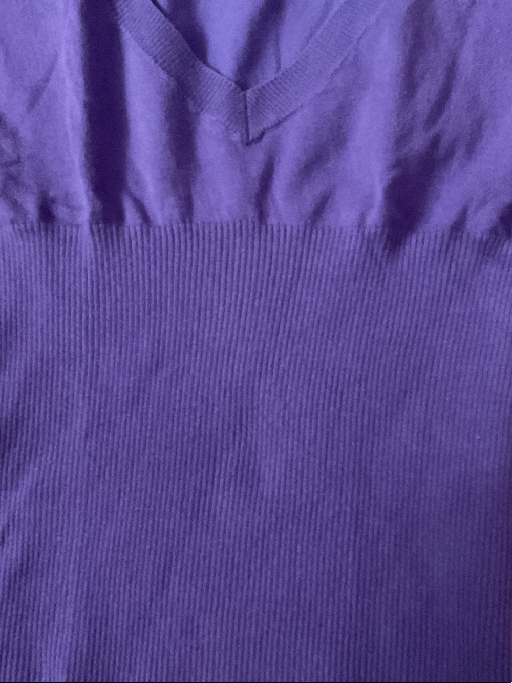 Mid waist cinched sweater vest - Picture 2 of 4